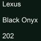 Preview: Lexus, Black Onyx, 202.